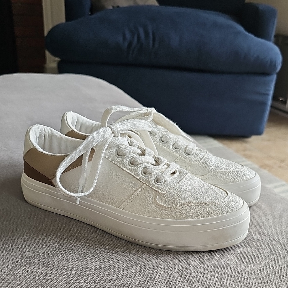 Nautica Cream Casual Sneakers